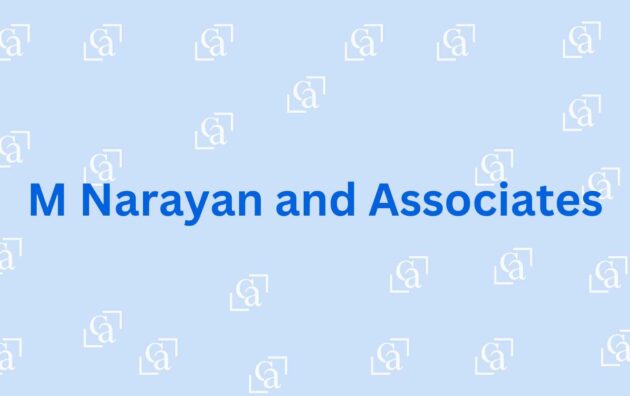 M Narayan and Associates - Best Chartered accountant Noida