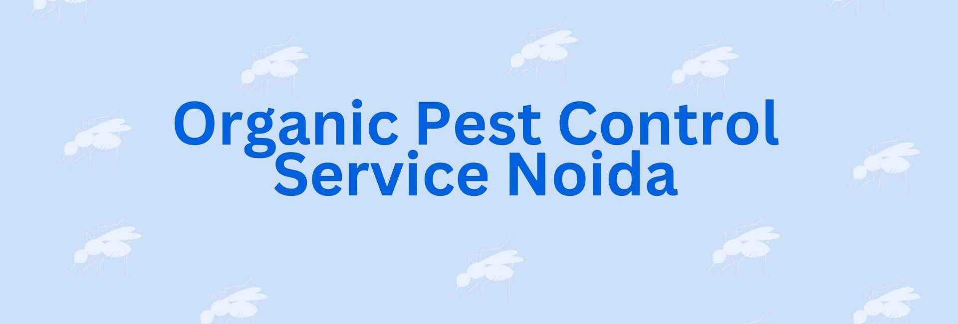 Organic Pest Control Service Noida - Pest Control Noida